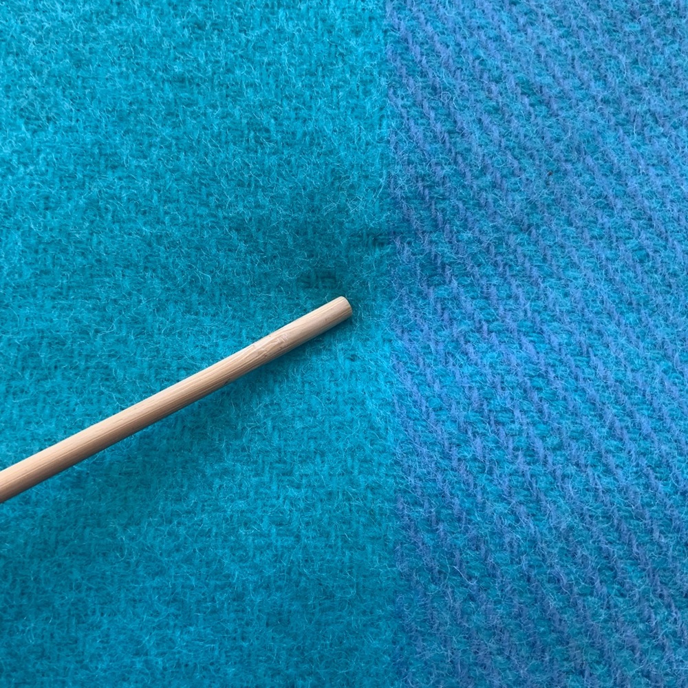 Gagalis Greece Vintage Wool Throw Pastel Plaid Fringed - Picture 4 of 10